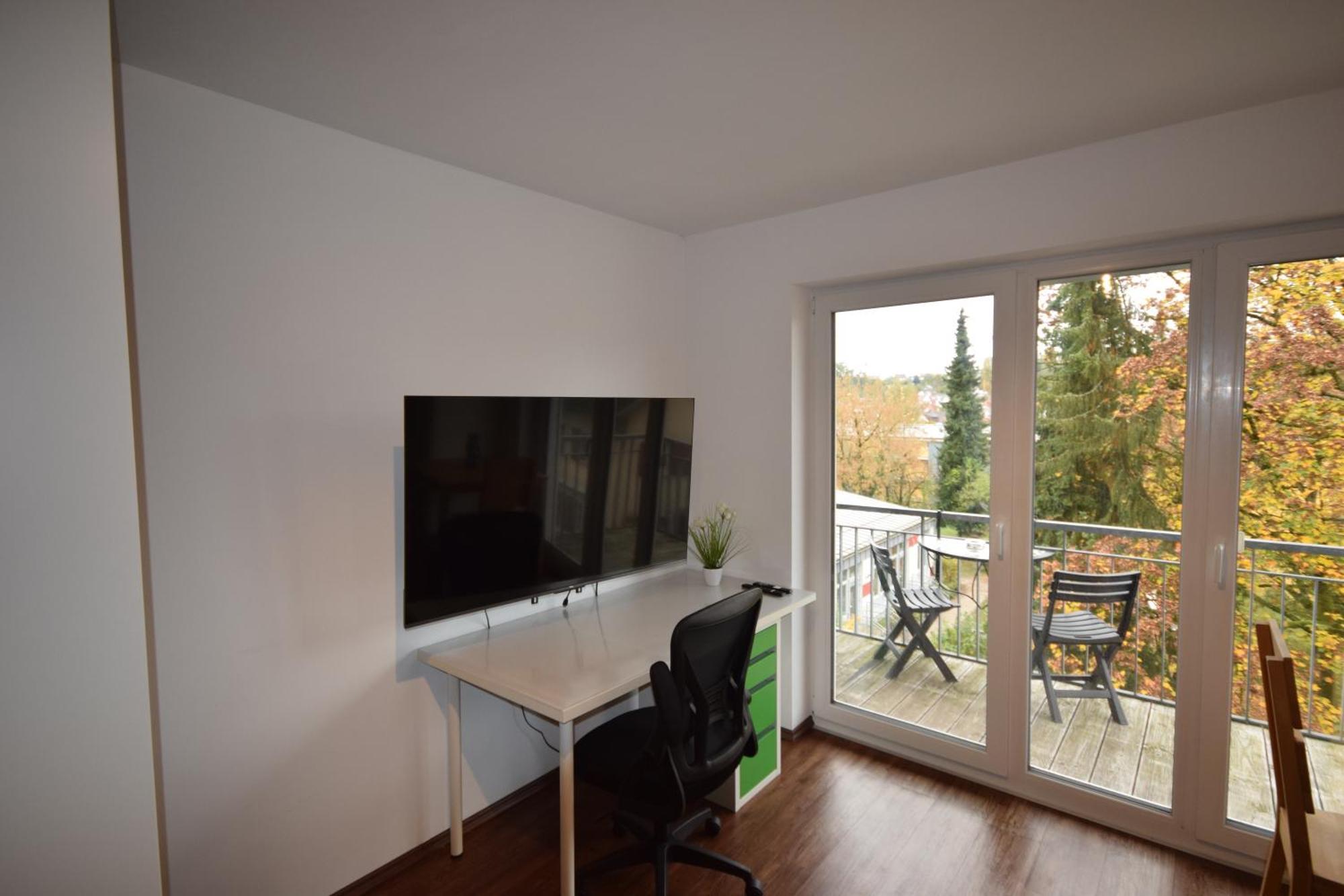 Nestwerk Komfort R23-13 - Balkon, Arbeitsplatz & Hochschulnaehe Biberach an der Riß エクステリア 写真